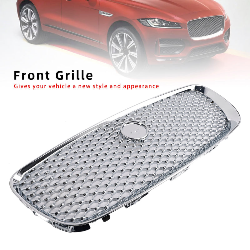 2016-2020 JAGUAR F-PACE X761 Chrome Front Bumper Grill Grille