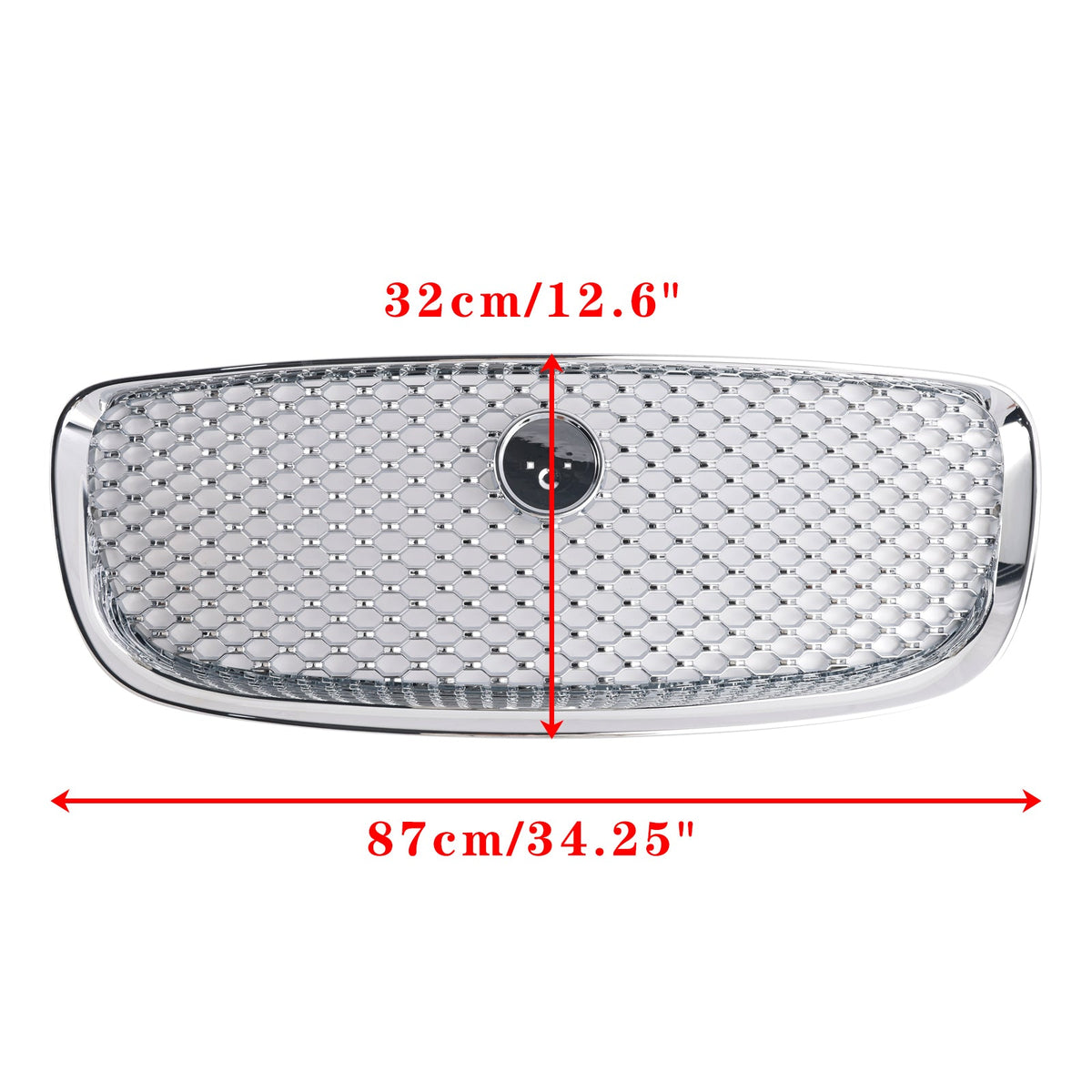 2016-2020 JAGUAR F-PACE X761 Chrome Front Bumper Grill Grille