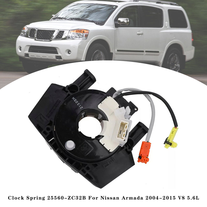 Nissan Armada 2004-2015 V8 5.6L Clock Spring 25560-ZC32B