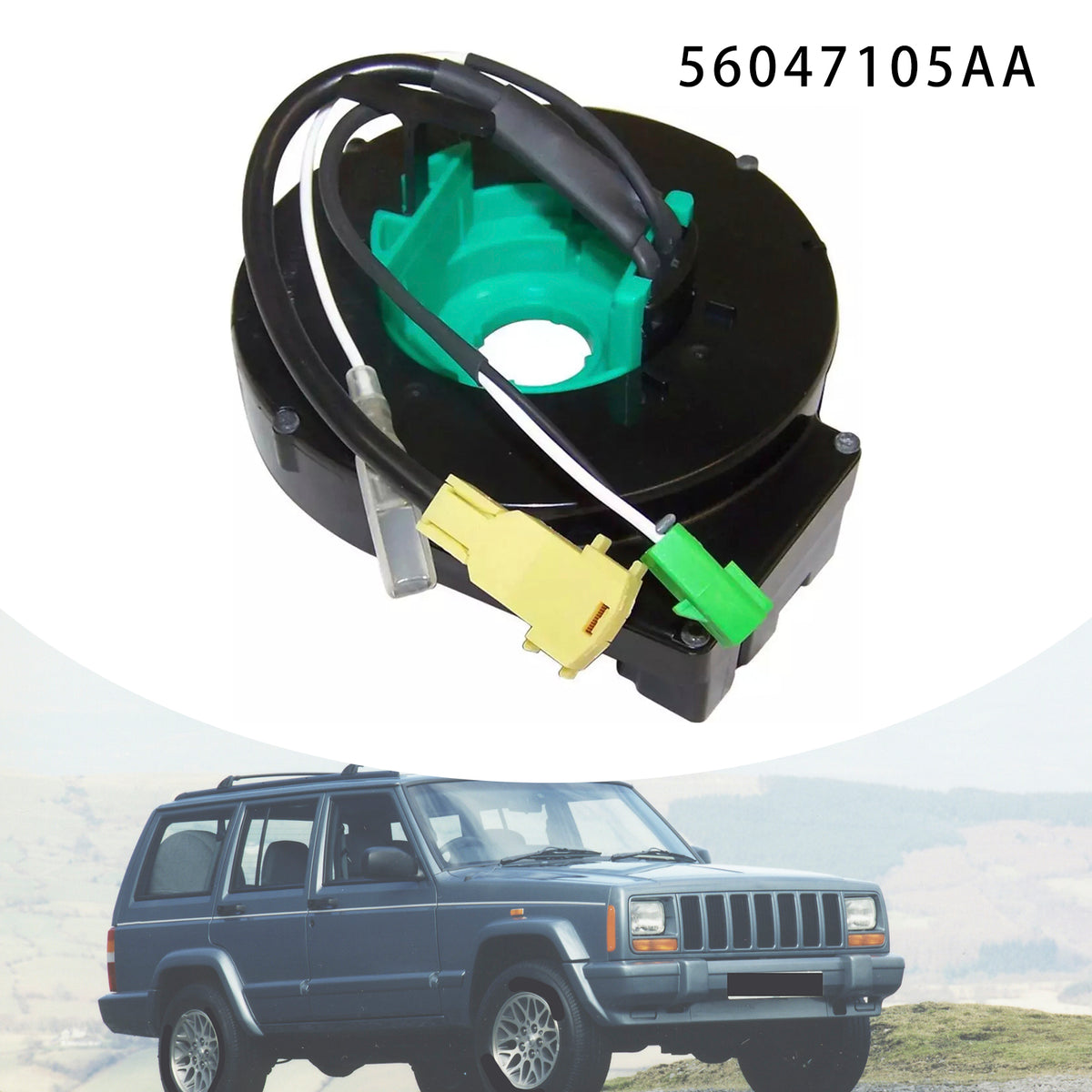JEEP CHEROKEE 1997-2001 TJ 1998-2000 Clock Spring 56047105AA WITH CRUISE CONTROL