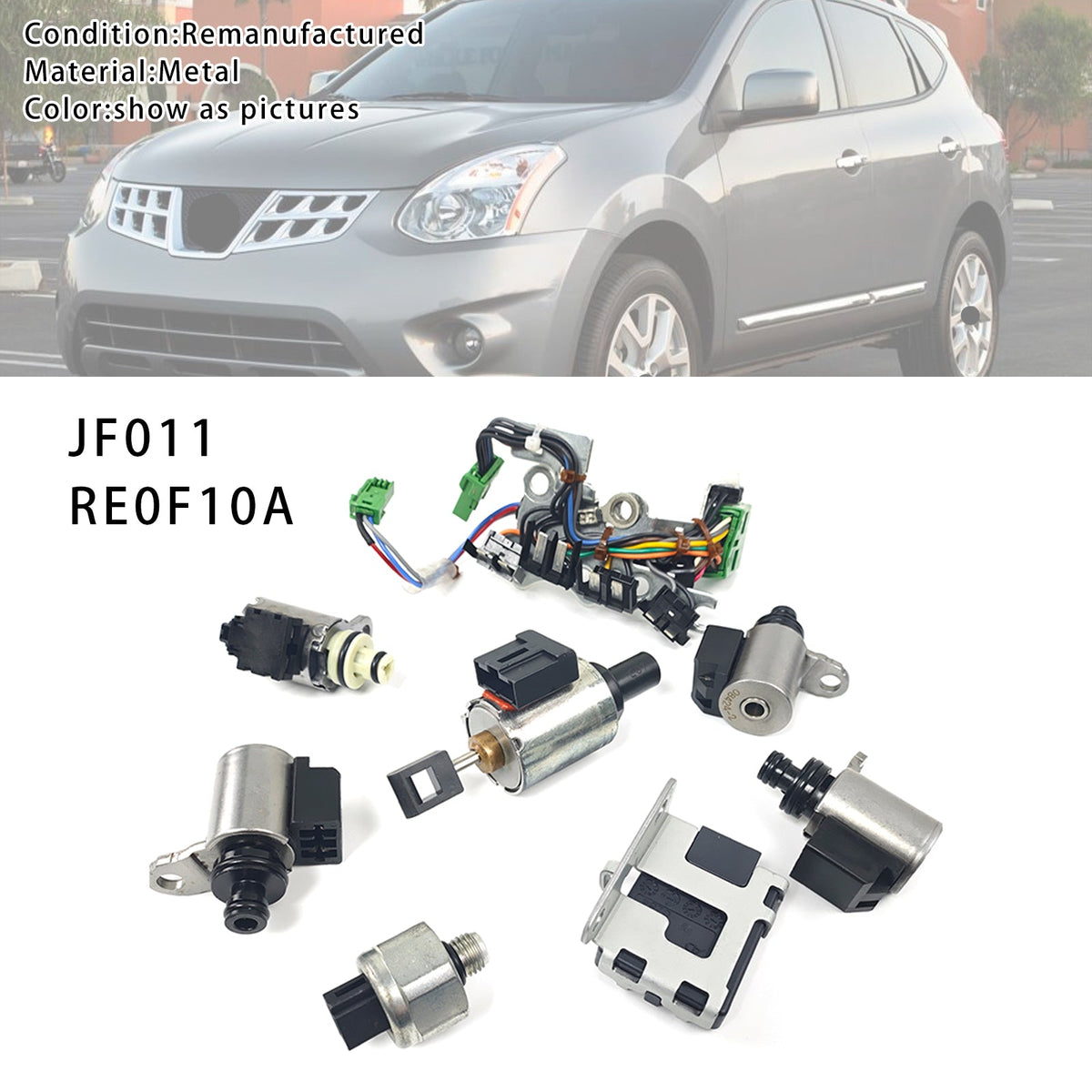 CVT Transmission Solenoid Valve Kit JF011 One Senor For Nissan Rogue L4 2.5L