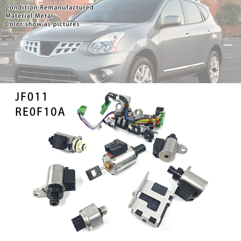 CVT Transmission Solenoid Valve Kit JF011 One Senor For Nissan Rogue L4 2.5L