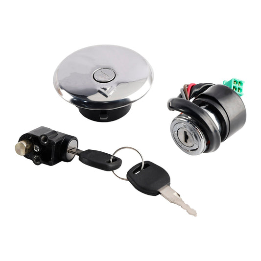 Suzuki GN125 1982-2001 Ignition Switch Lock & Fuel Gas Cap Key Set