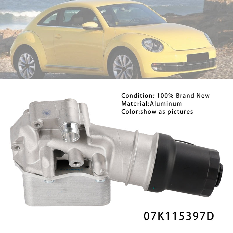 VW Jetta 2.5L 2005-2014 Upgrade Oil Cooler Filter Housing 07K115397D