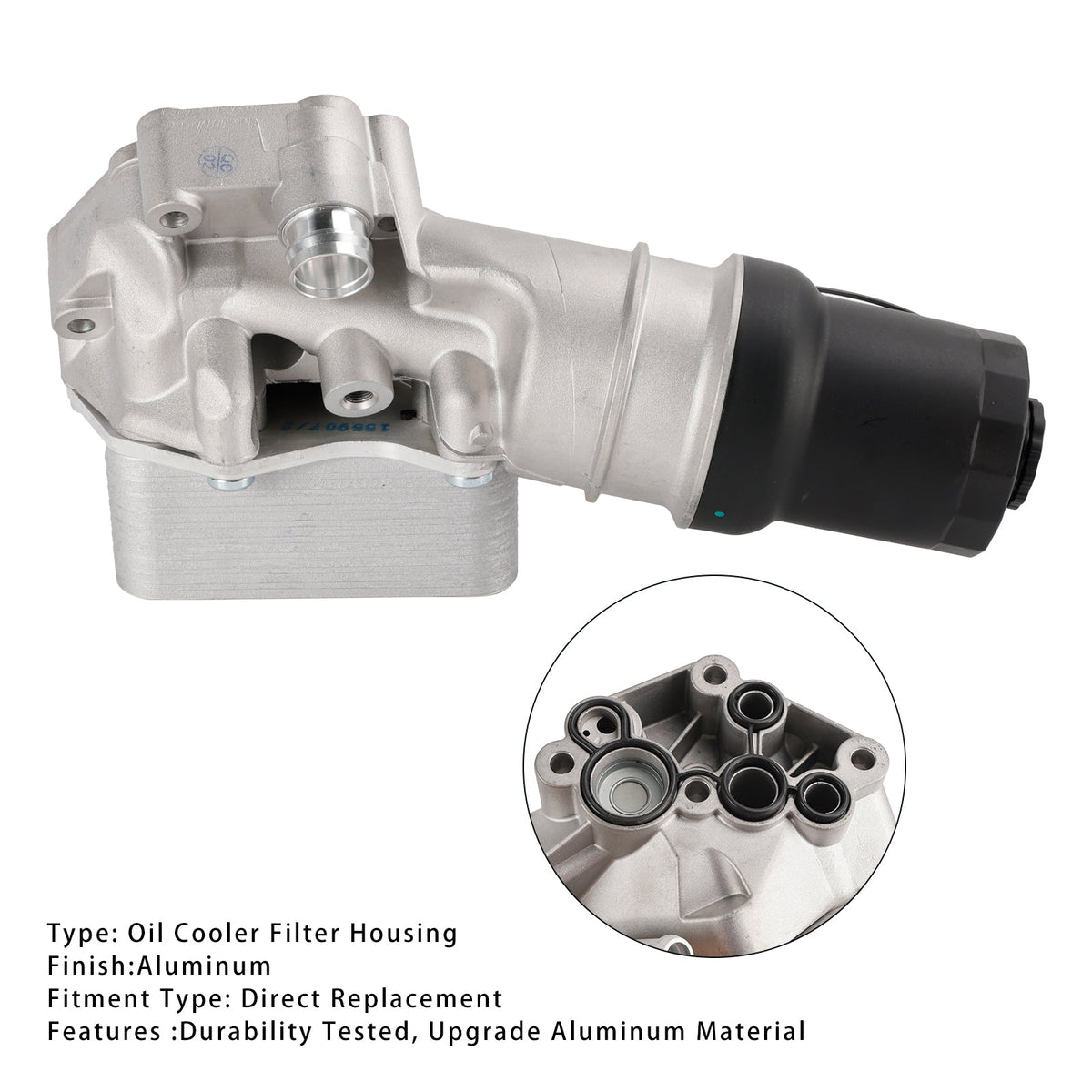 VW Jetta 2.5L 2005-2014 Upgrade Oil Cooler Filter Housing 07K115397D