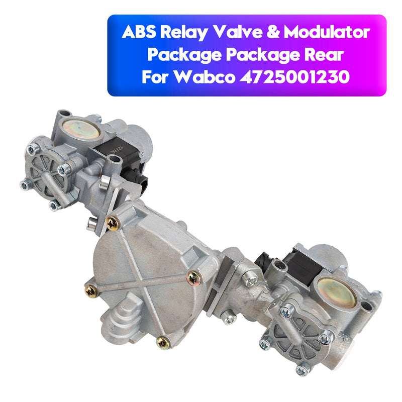 Wabco 4725001230 ABS Relay Valve & Modulator Package Package Rear