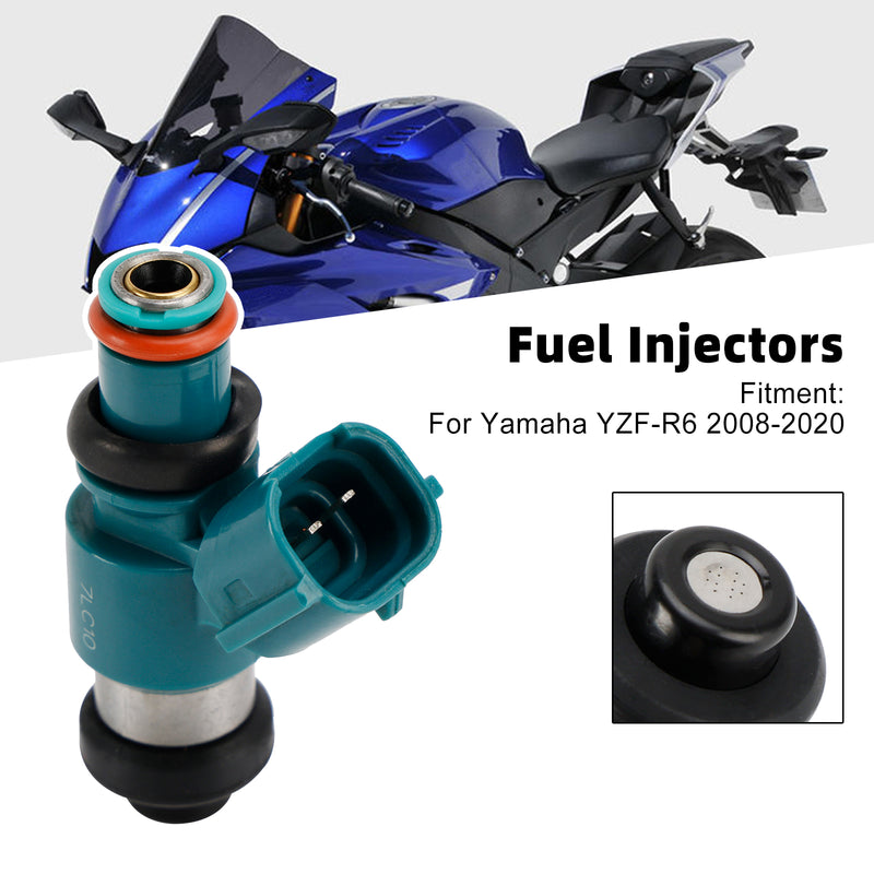 Yamaha YZFR6 YZF-R6 2008-2020 Fuel Injectors 13S-13761-00-00