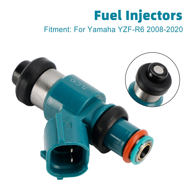 Yamaha YZFR6 YZF-R6 2008-2020 Fuel Injectors 13S-13761-00-00