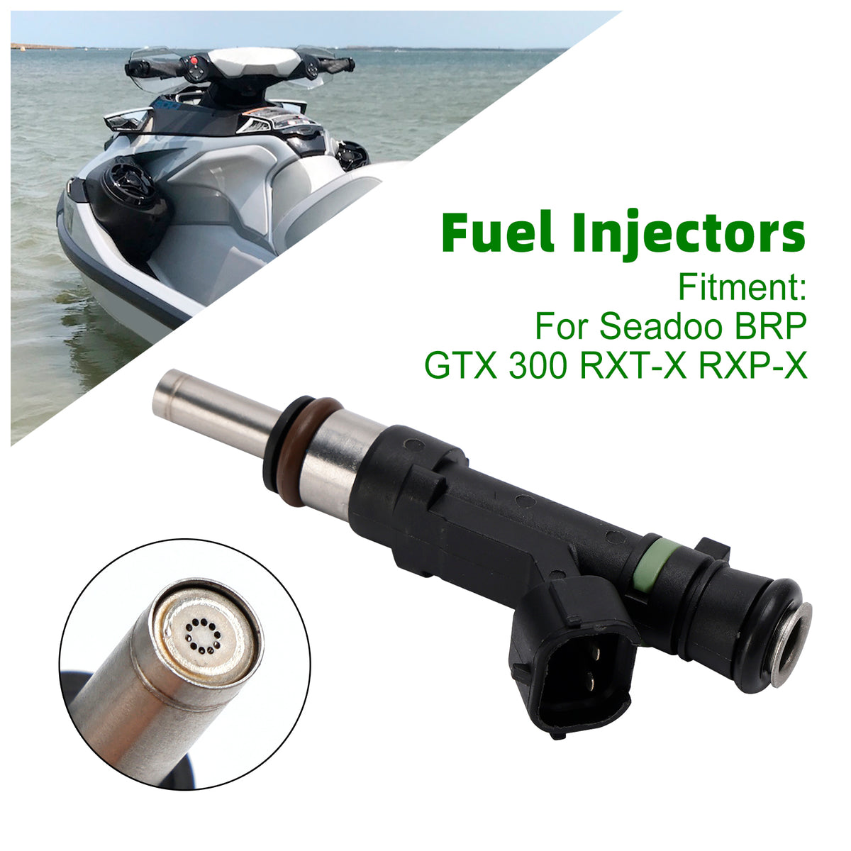 Sea Doo BRP GTX 300 RXT-X RXP-X 0280158383 Fuel Injectors 420874000