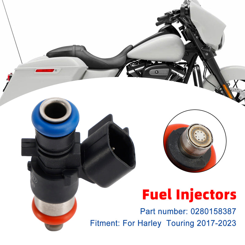 Touring FLHXSE CVO STREET GLIDE 2017-2023 0280158387 Fuel Injectors