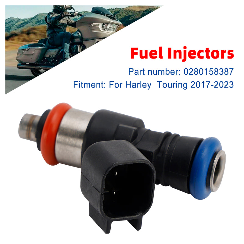 Touring FLHXSE CVO STREET GLIDE 2017-2023 0280158387 Fuel Injectors