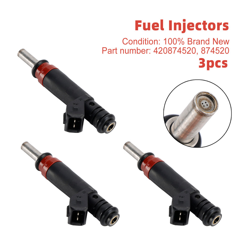 Sea-Doo GTX 4 TEC GTX 215 GTX RXP 3PCS 420874520 Fuel Injectors 874520