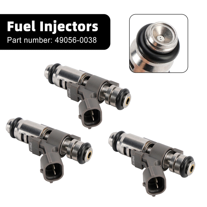 Kawasaki Mule PRO FX FXR FXT KAF820 KAF820 EPS 3PCS 49056-0038 Fuel Injector