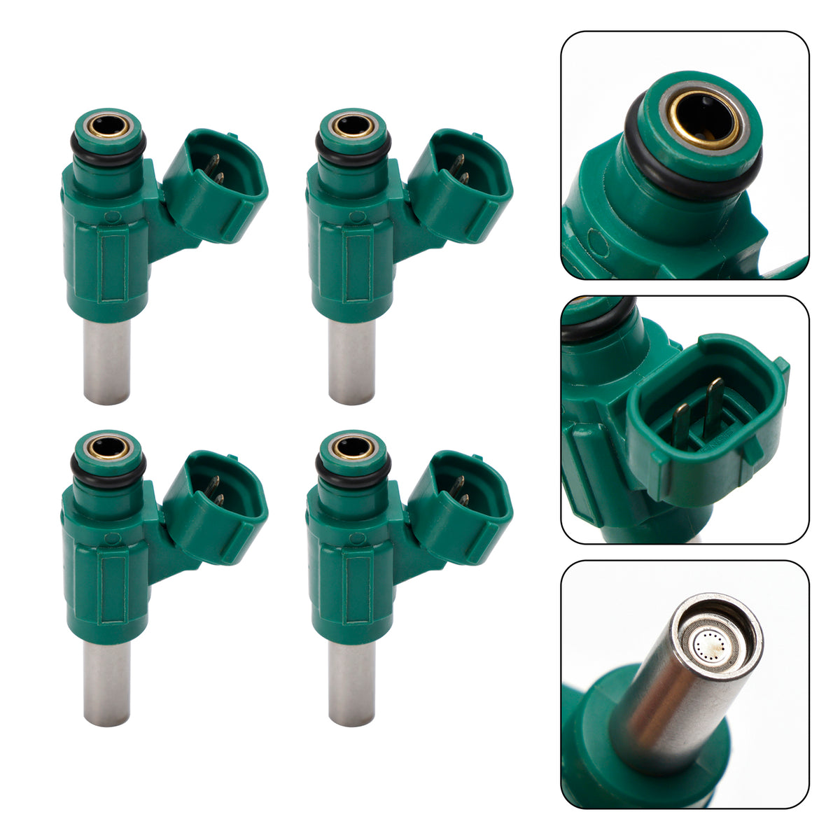Kawasaki Ninja ZX10R ZX1000 2011-2017 4PCS EAT803 Fuel Injector Fits 49033-0027