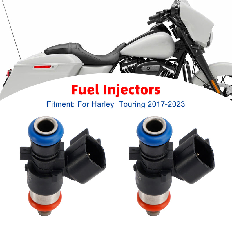 Touring FLHXSE CVO STREET GLIDE 2017-2023 2PCS 0280158387 Fuel Injectors