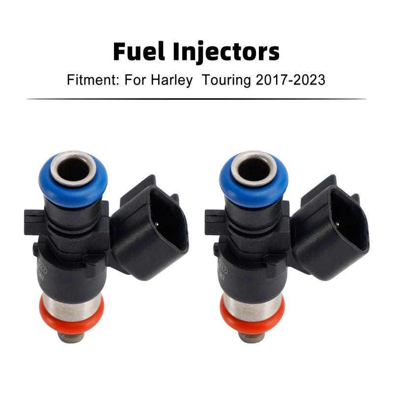 Touring FLHXSE CVO STREET GLIDE 2017-2023 2PCS 0280158387 Fuel Injectors