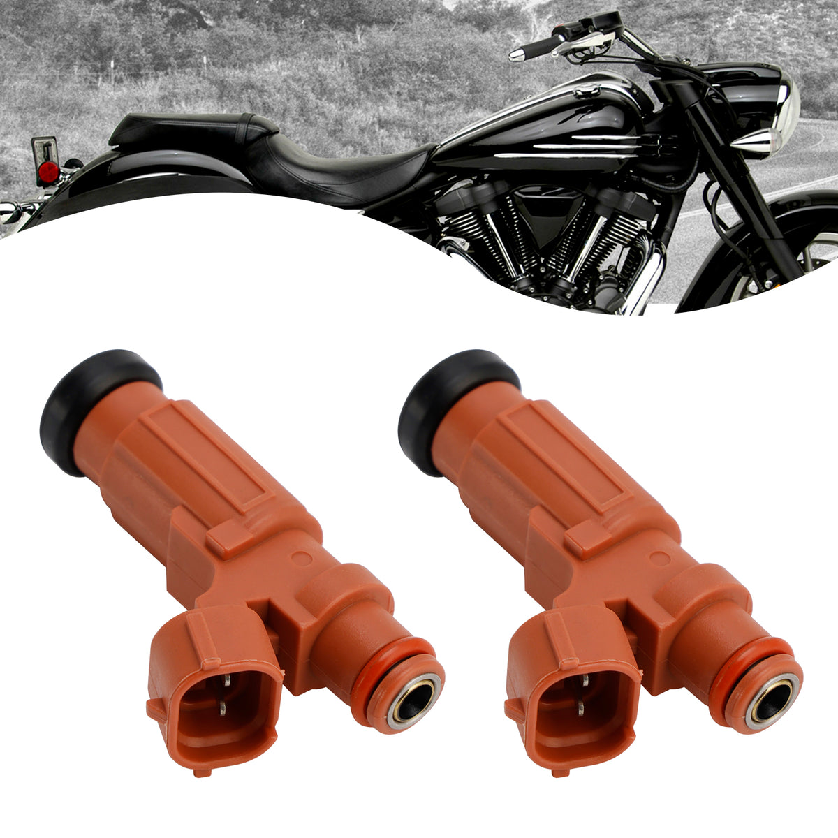 YAMAHA Stratoliner Raider Roadliner 2PCS Fuel Injectors 5YU-13761-00-00