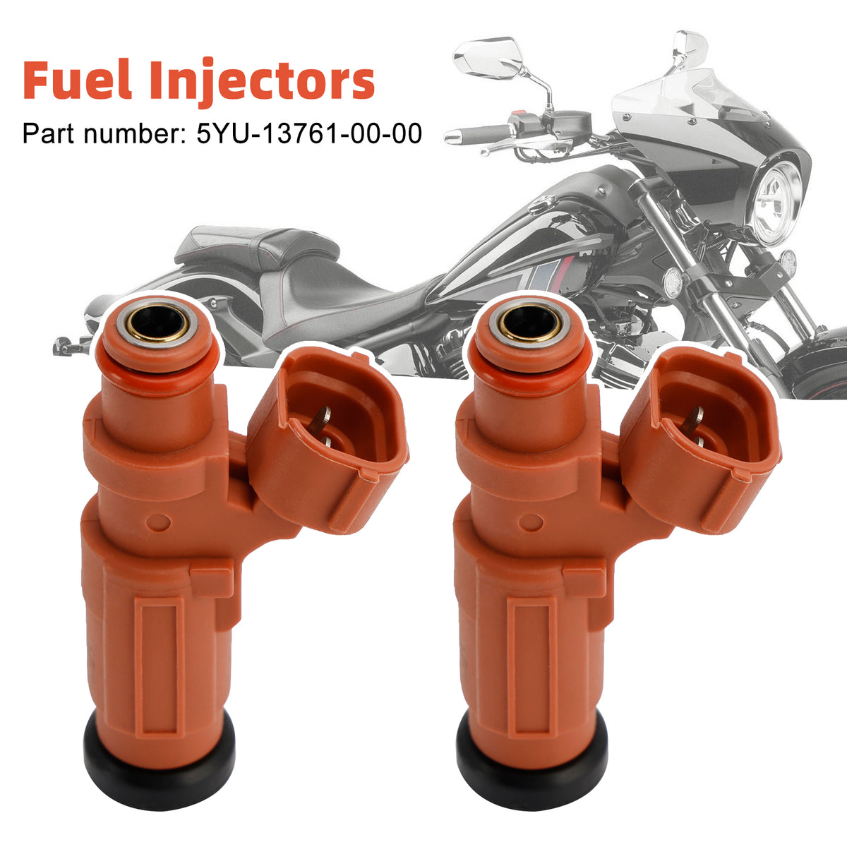YAMAHA Stratoliner Raider Roadliner 2PCS Fuel Injectors 5YU-13761-00-00