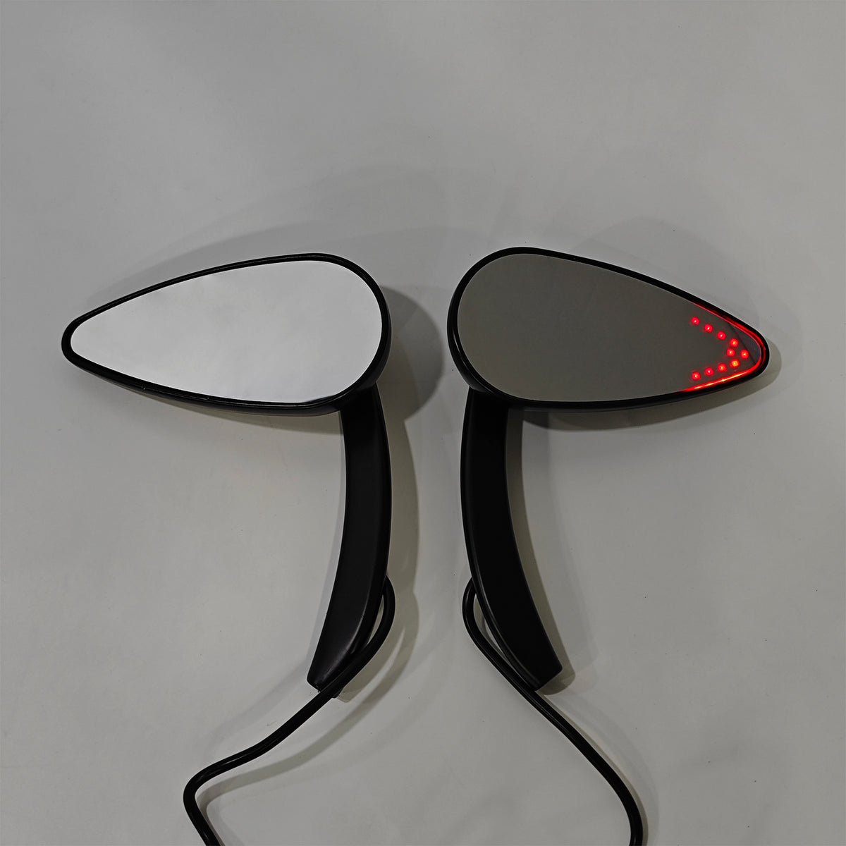 Sportster 883 1200 1990-2021 Black Custom Dynamics LED Turn Signal Mirrors