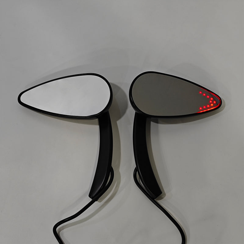 Sportster 883 1200 1990-2021 Black Custom Dynamics LED Turn Signal Mirrors