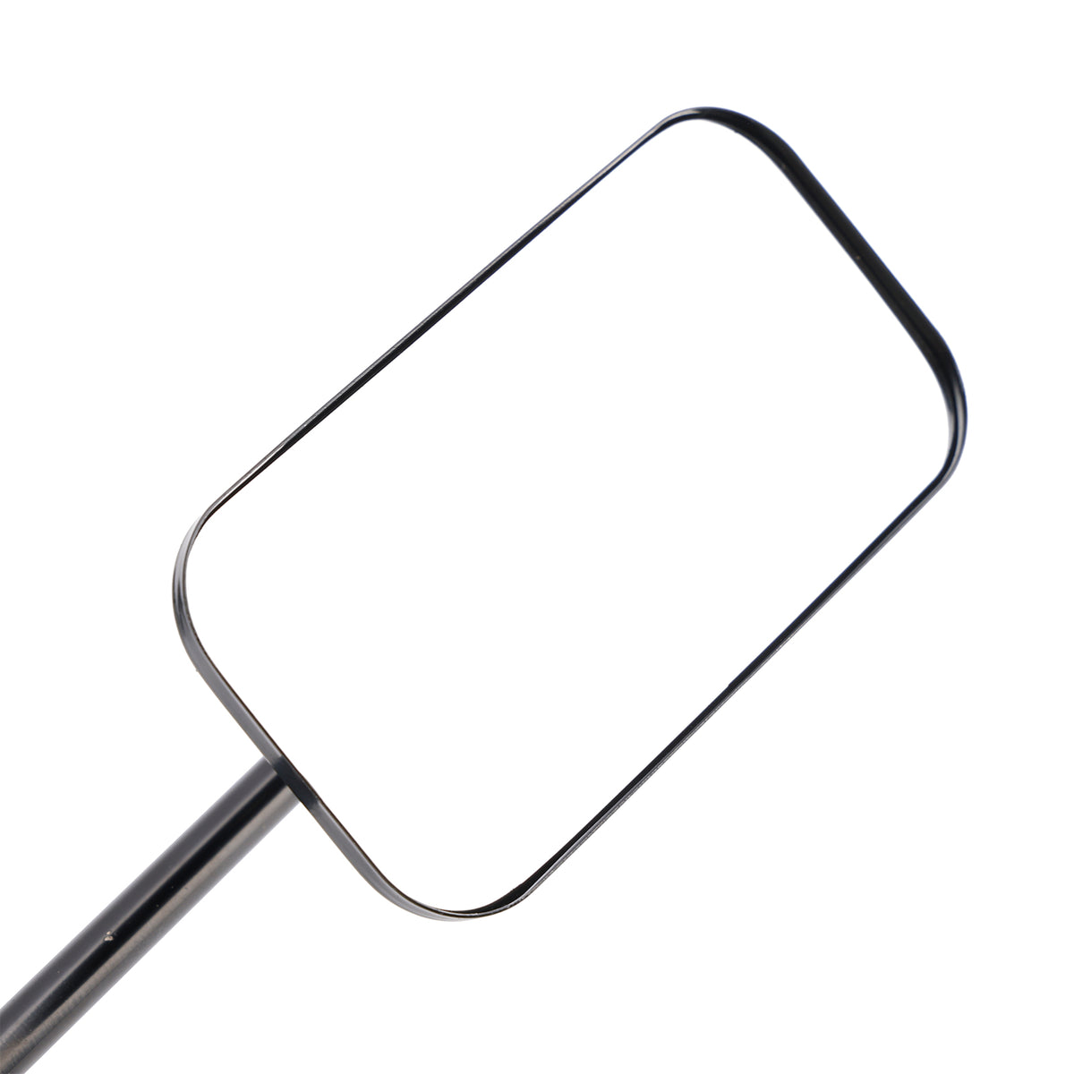 Cafe Racer Bobber Chopper Tracker Black Retro Retangular Mirrors with clamp