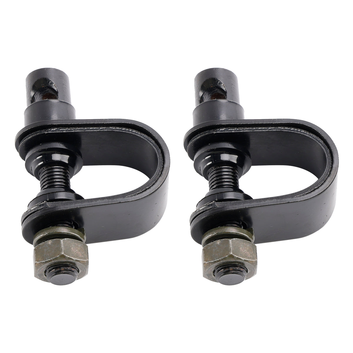 Cafe Racer Bobber Chopper Tracker Black Retro Retangular Mirrors with clamp