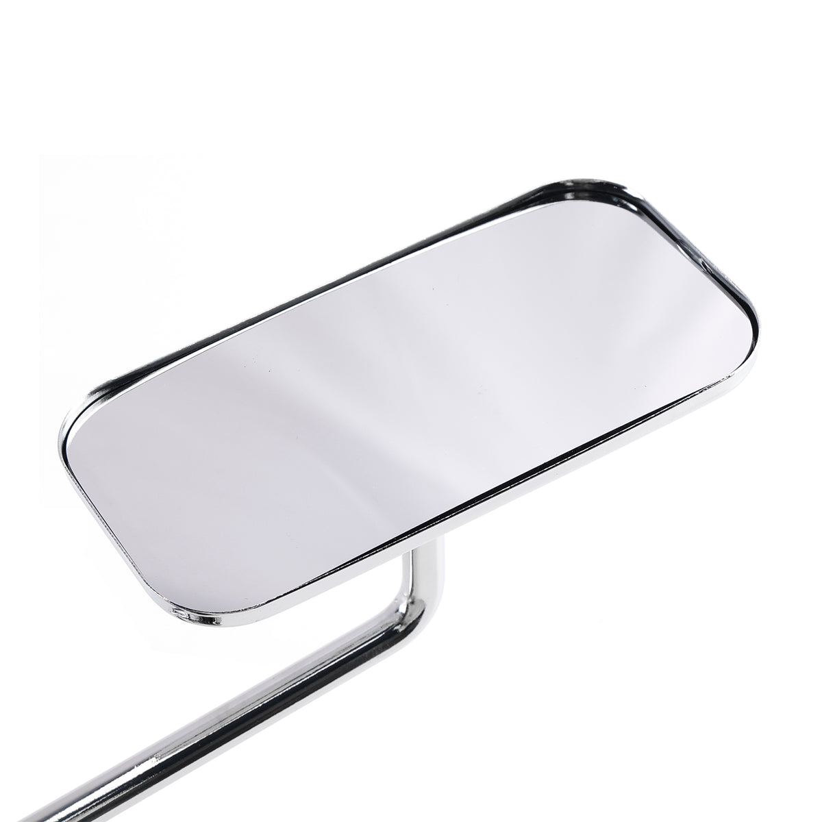 Cafe Racer Bobber Chopper Tracker Chrome Retro Retangular Mirrors with clamp