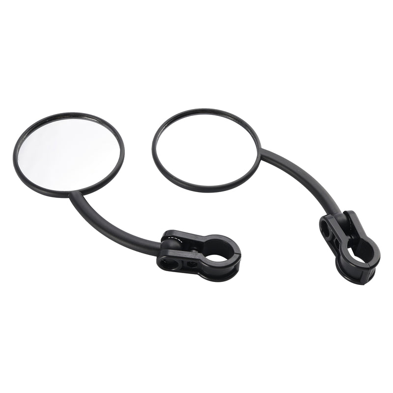 Dual Sport Motorcycle ATV Dirt Bike Pair Enduro Folding Mirrors Clamp On