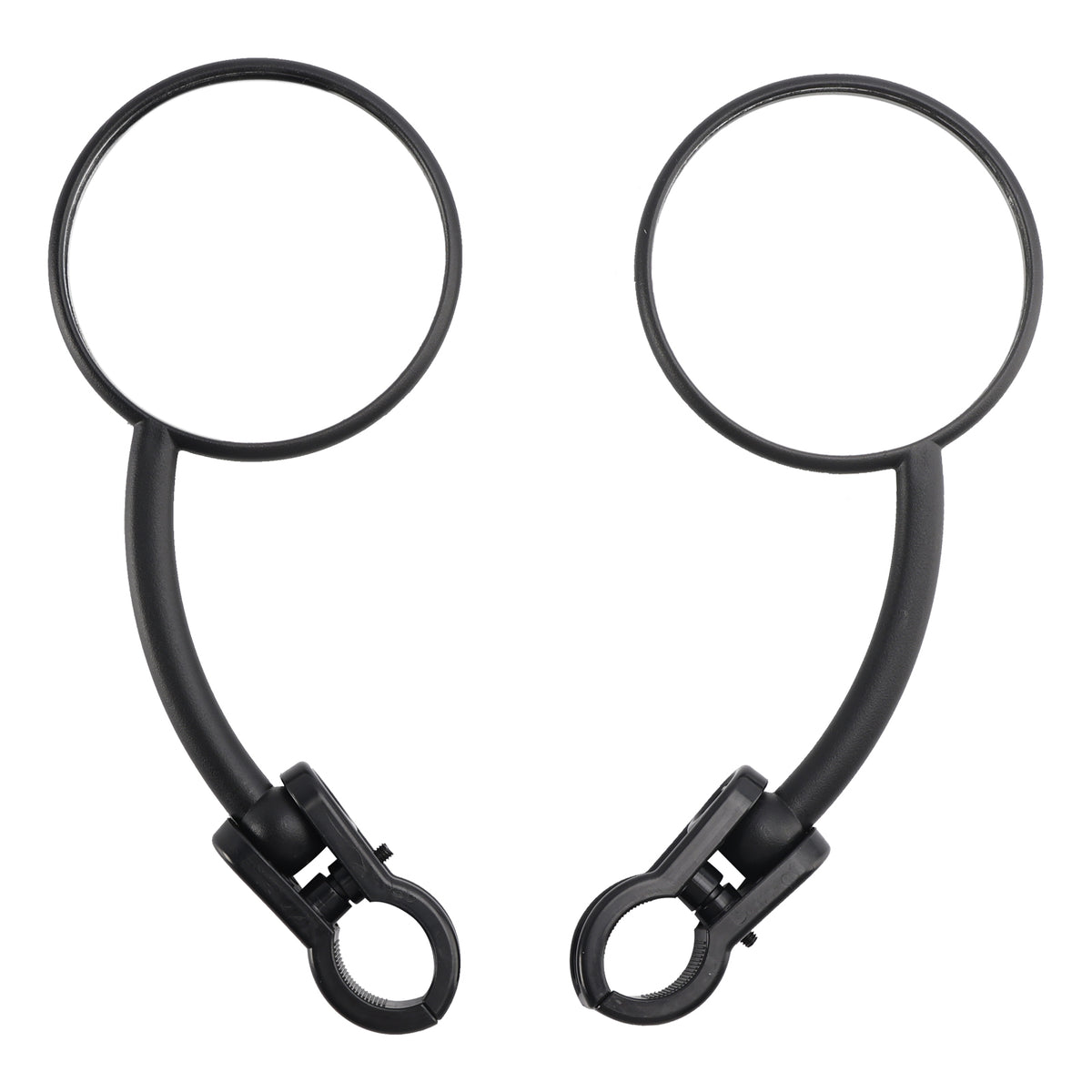Dual Sport Motorcycle ATV Dirt Bike Pair Enduro Folding Mirrors Clamp On