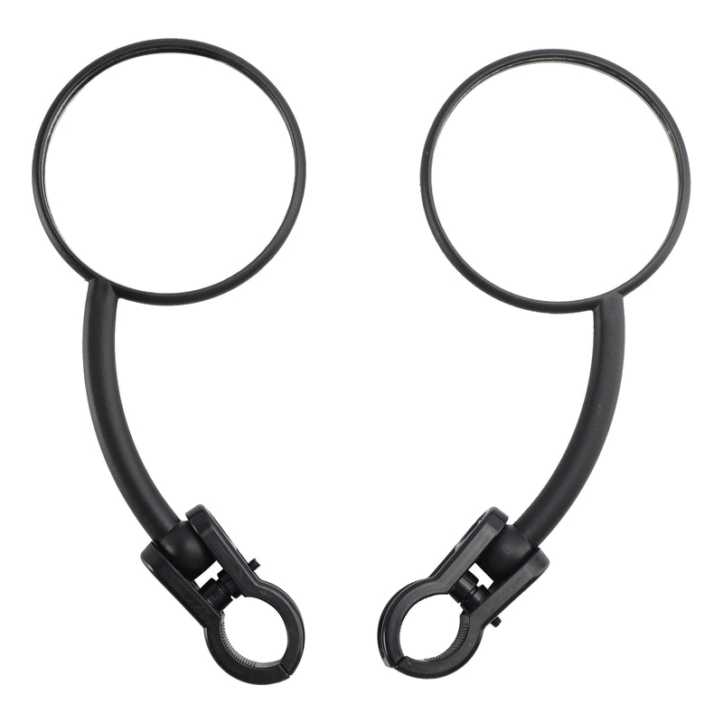 Dual Sport Motorcycle ATV Dirt Bike Pair Enduro Folding Mirrors Clamp On
