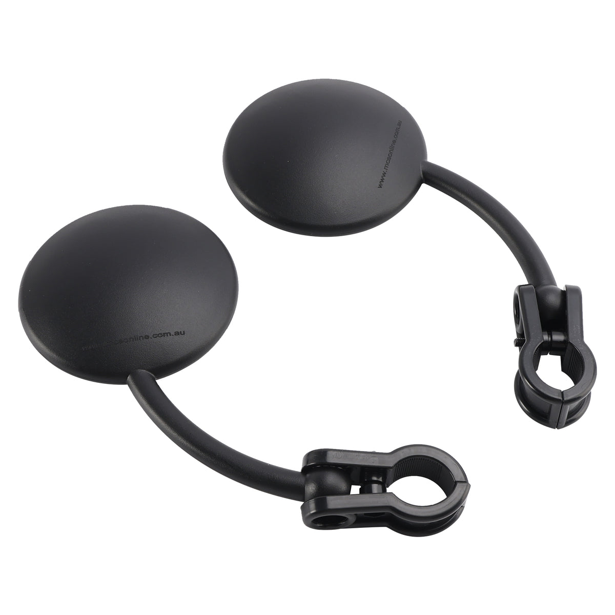 Dual Sport Motorcycle ATV Dirt Bike Pair Enduro Folding Mirrors Clamp On