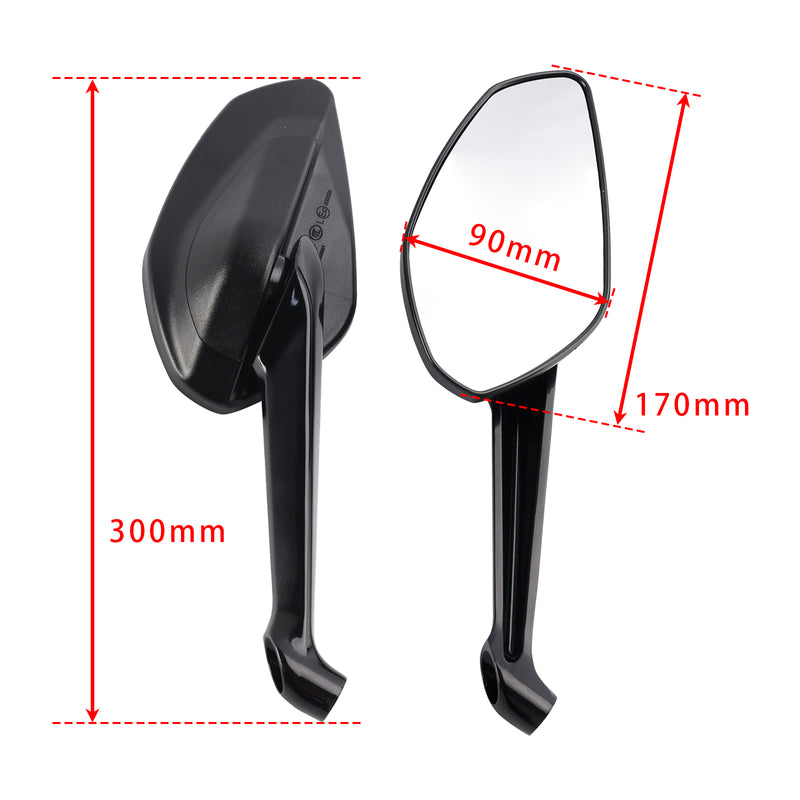 Ducati Streetfighter V2 V4 Monster 797 821 937 1200 Mirror Set Left & Right