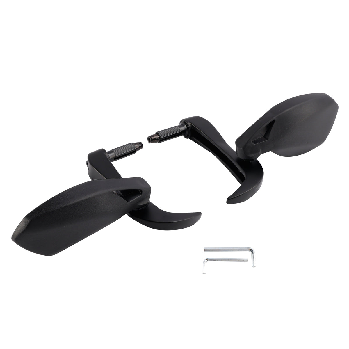 Bar End Mirror Set 18-22 mm Handlebar Motorcycle Handguard Mirrors Universal