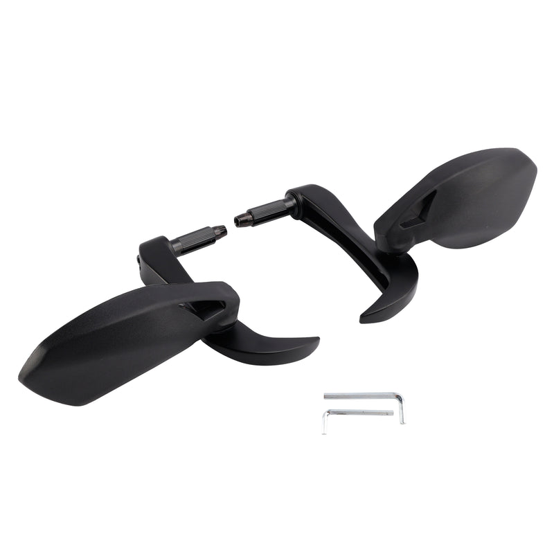 Bar End Mirror Set 18-22 mm Handlebar Motorcycle Handguard Mirrors Universal