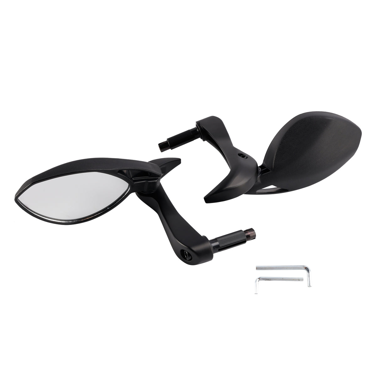 Bar End Mirror Set 18-22 mm Handlebar Motorcycle Handguard Mirrors Universal