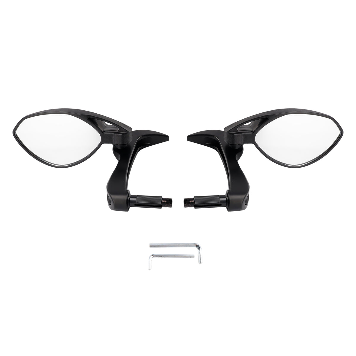 Bar End Mirror Set 18-22 mm Handlebar Motorcycle Handguard Mirrors Universal