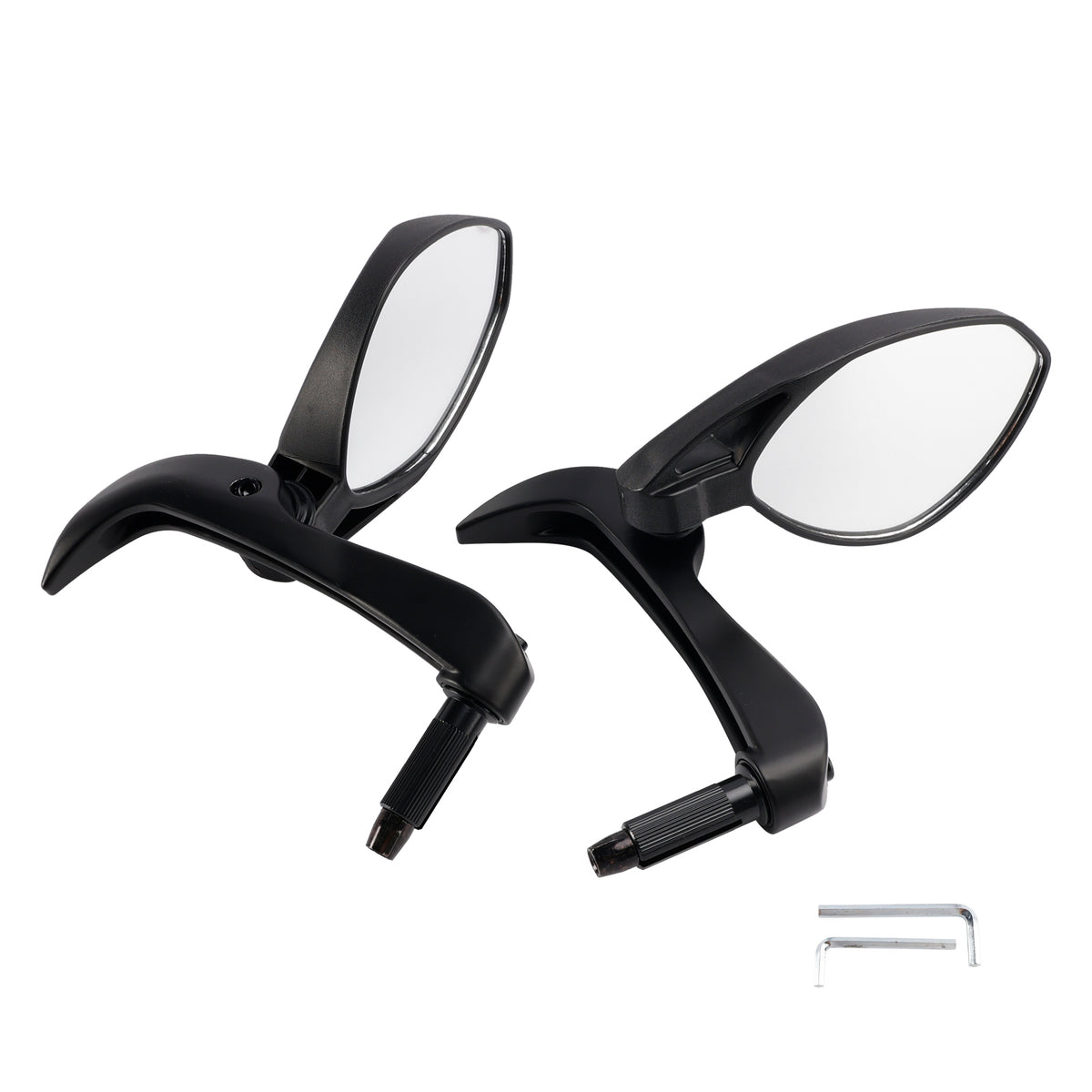 Bar End Mirror Set 18-22 mm Handlebar Motorcycle Handguard Mirrors Universal