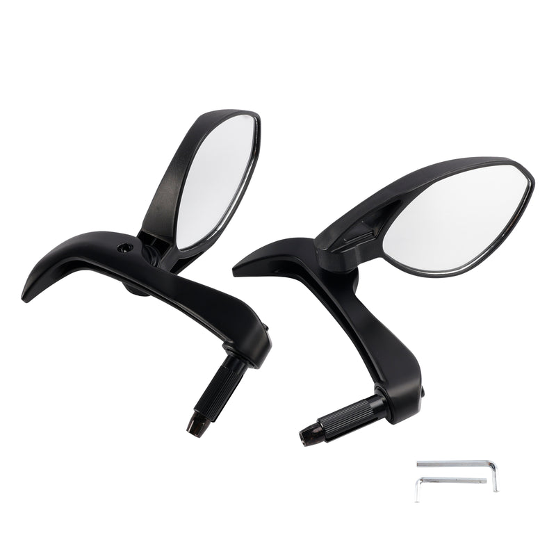 Bar End Mirror Set 18-22 mm Handlebar Motorcycle Handguard Mirrors Universal