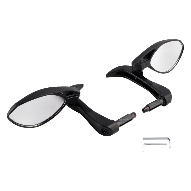Bar End Mirror Set 18-22 mm Handlebar Motorcycle Handguard Mirrors Universal