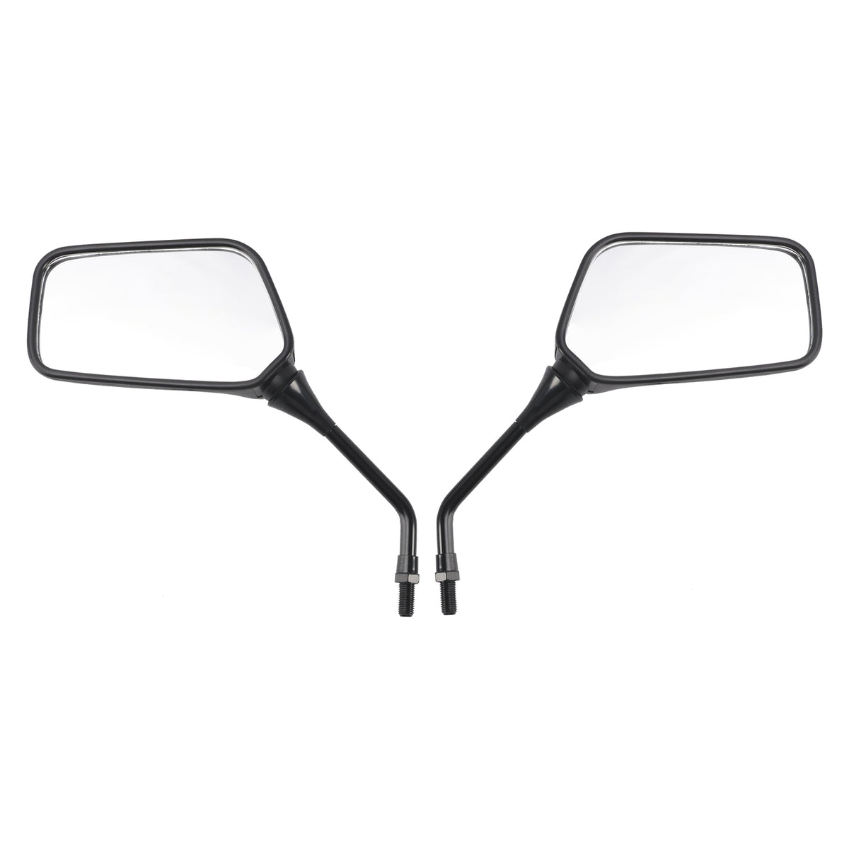 Kawasaki KLR250 KLR600 KLR650 Pair Black Mirrors M10 Rearview Mirrors
