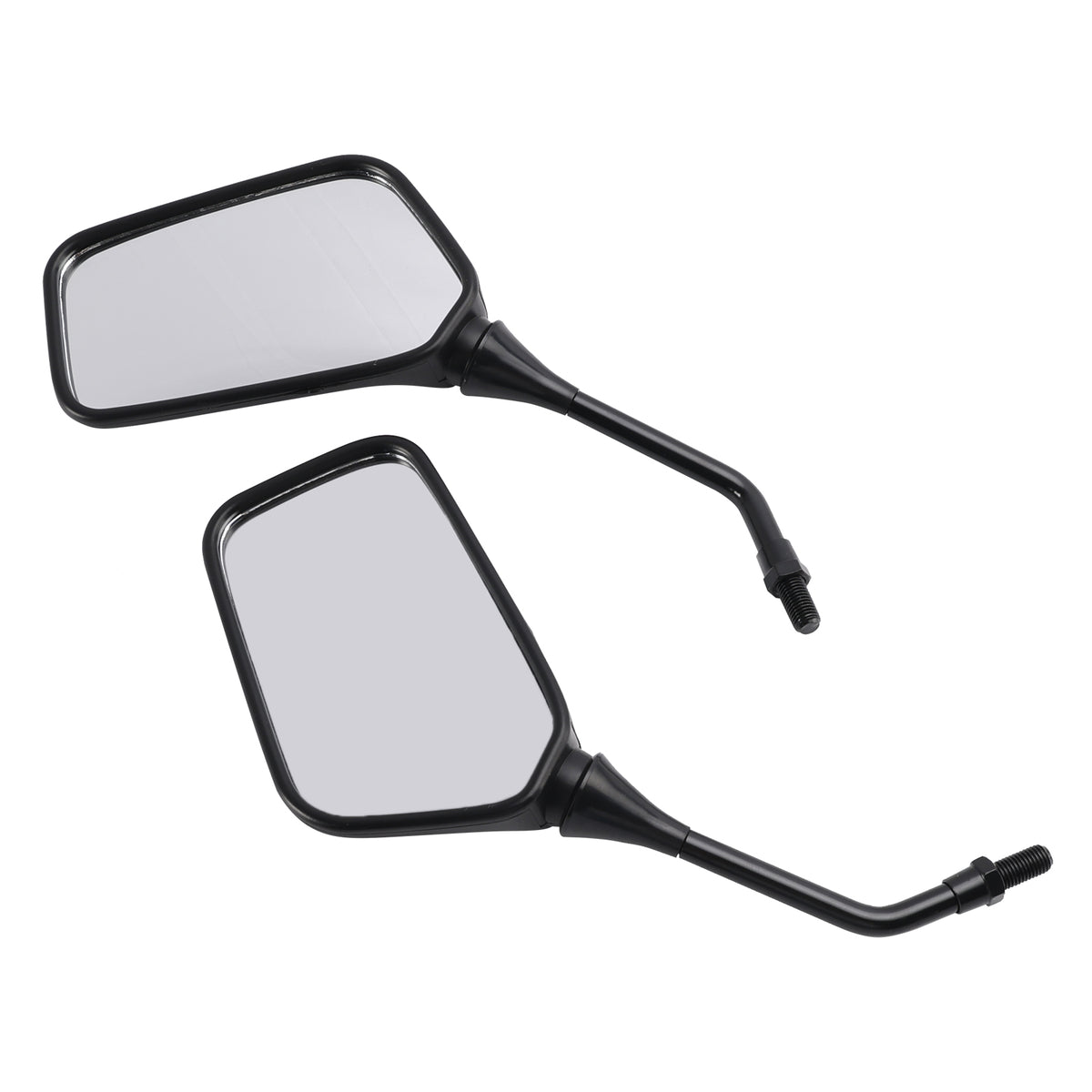 Kawasaki KLR250 KLR600 KLR650 Pair Black Mirrors M10 Rearview Mirrors