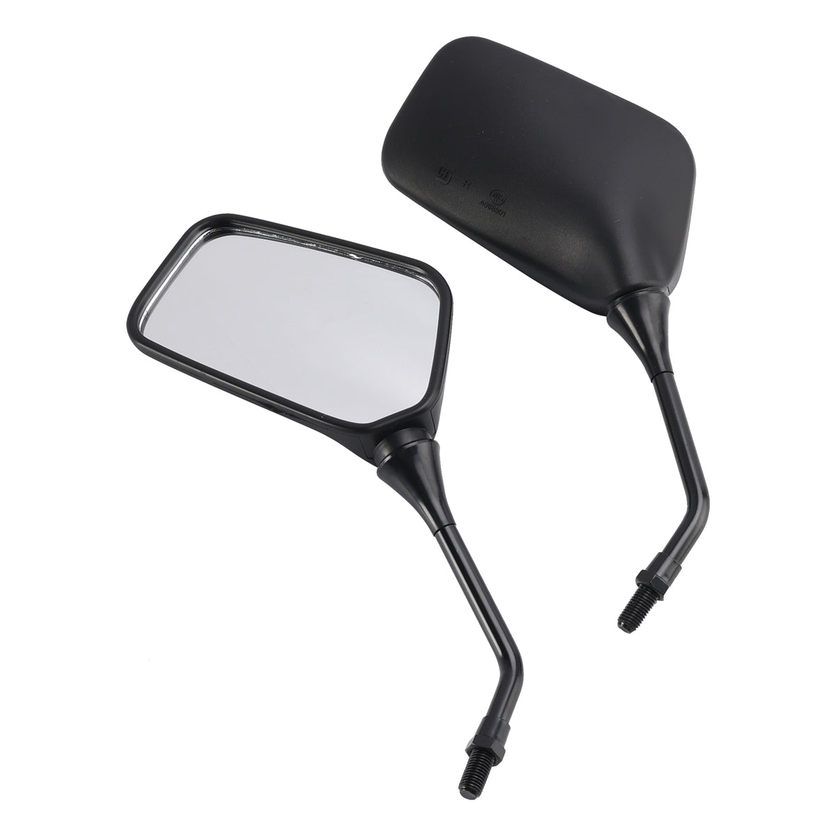 Kawasaki KLR250 KLR600 KLR650 Pair Black Mirrors M10 Rearview Mirrors