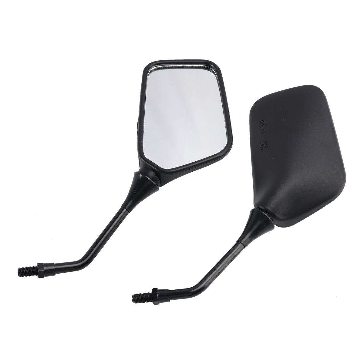 Kawasaki KLR250 KLR600 KLR650 Pair Black Mirrors M10 Rearview Mirrors