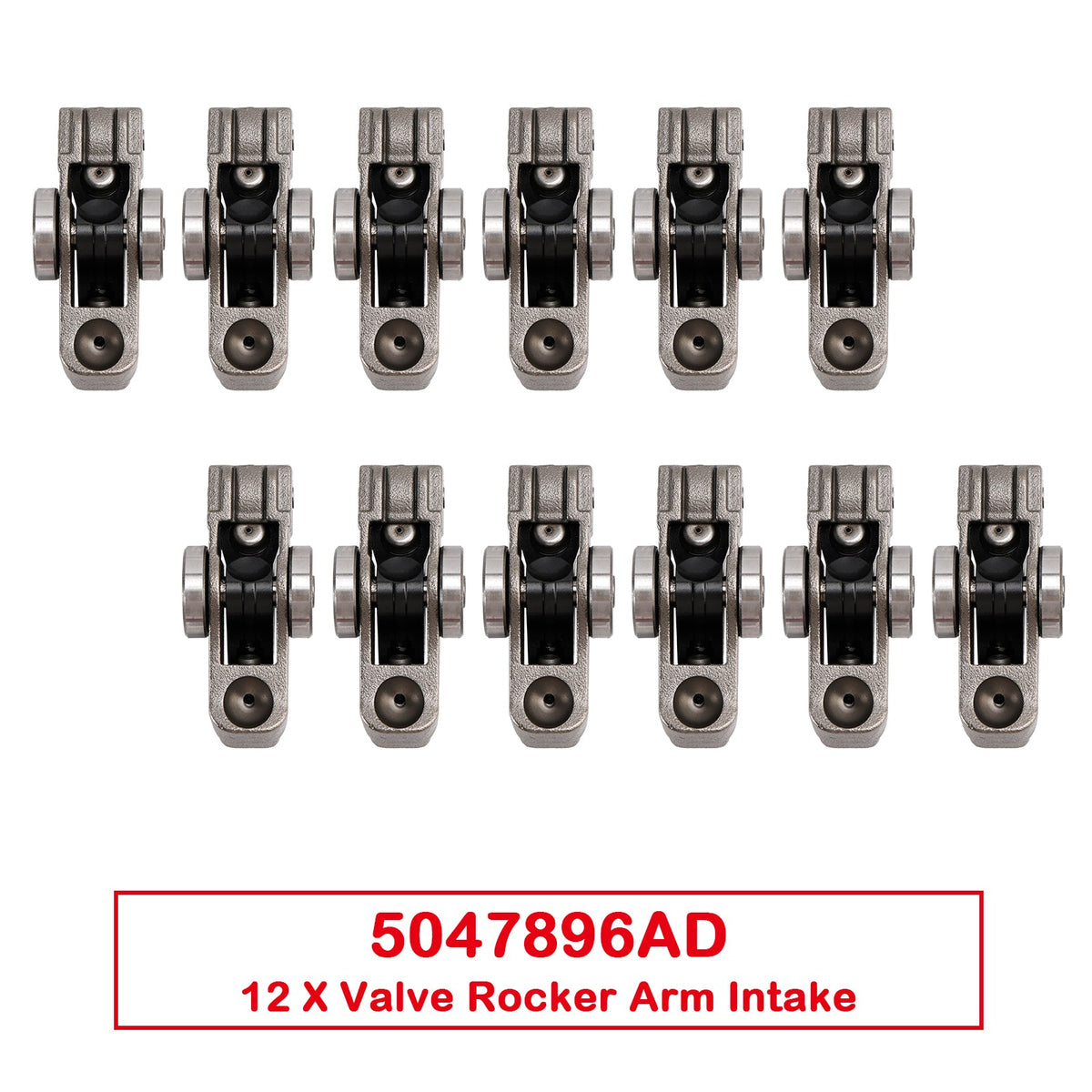 12 X Valve Rocker Arm Intake 5047896AD for Dodge Jeep Chrysler 3.6L 2016-2024