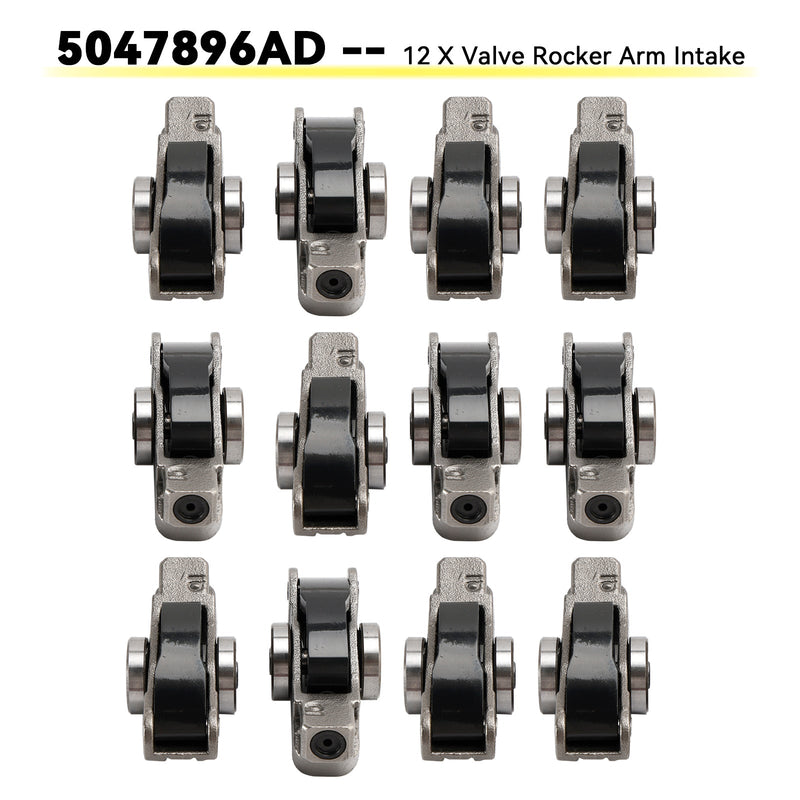12 X Valve Rocker Arm Intake 5047896AD for Dodge Jeep Chrysler 3.6L 2016-2024