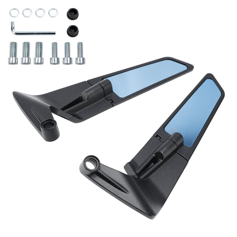 Yamaha MT-07 MT-09/SP MT-10 2016-2024 Rearview Winglet Mirrors Pair Blue