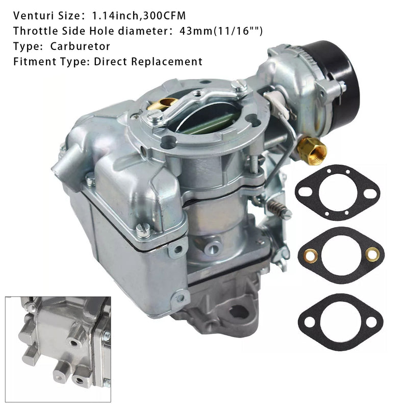 Carburetor D5TZ9510AG For Ford YF Carter 240-250-300 6 Cylinder CIL 1975-1982