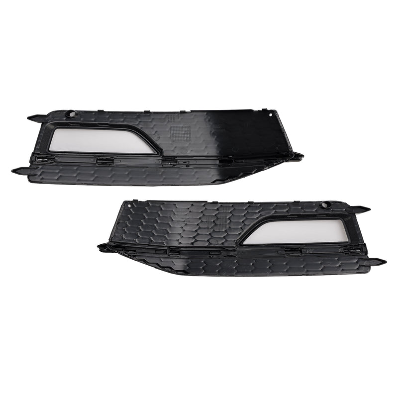 Audi A4 S-line S4 2013-2015 Bumper Fog Light Lamp Cover Grill Grille 8K0807682M 8K0807681 L