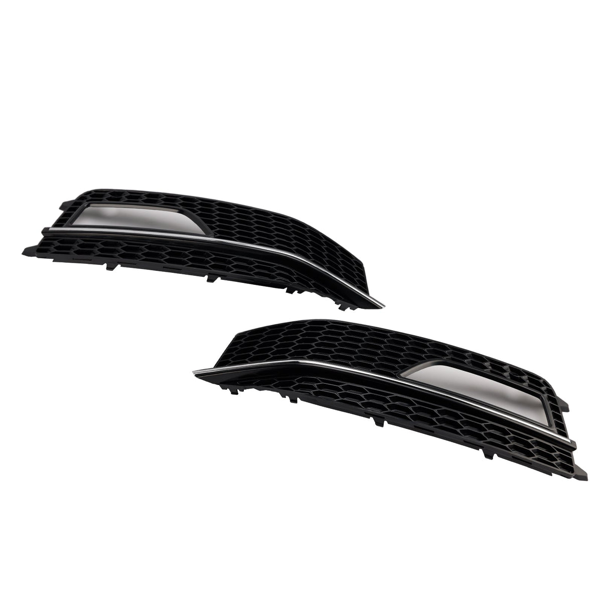 Audi A4 S-line S4 2013-2015 Bumper Fog Light Lamp Cover Grill Grille 8K0807682M 8K0807681 L