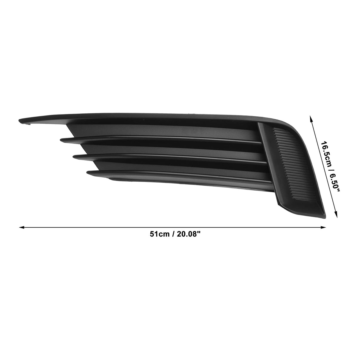 2013-2017 Audi A3 S3 Pair Car Front Bumper Fog Light Grille
